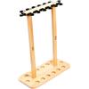 Baoblaze Portacanne da Pesca, 14 Canne, Organizer Versatile, Ornamento in Legno