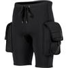 LANGWEI Nero,3XL,Pantaloncini da Sub con Tasca, Pantaloncini Tecnici in Neoprene da 3 Mm, Pantaloni Unisex Impermeabili per Pesca Subacquea, Surf, Canoa E Kayak