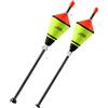 Bvizyelck Bobber Da Pesca Automatici, 2 Galleggiante Da Pesca Automatico Portatile, Galleggianti Da Pesca Bobber Illuminati Grilletto Automatico Del Gancio, Galleggianti Da Pesca Per Lucioperca Carpa Spigola