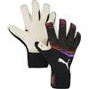 PUMA FUTURE Pro SGC, Guanti da portiere Ragazzi, PUMA Black-Glowing Red-Purple Glimmer, 11