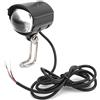 equlup Luce per Bici, 36V 48V 60V LED Fanale Posteriore per Bici Spia Luminosa Impermeabile Night Bike Flash Lampada Fanale Posteriore di Sicurezza in Alluminio Luce Lampeggiante per Bicicletta
