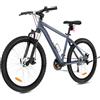 EVERCROSS EM3 Mountain Bike per Adulti Uomo Donna, Bicicletta da 26 Pollici, Sistema a 21 Velocità, Telaio in Alluminio con Sospensione Anteriore, Bici All Terrain con Freni a Disco, Carico Max150 kg