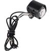 Gdfnmogo Fanale anteriore a LED elettrico per bicicletta, 36-60 V, con clacson, per bici elettrica e scooter elettrico, alloggiamento in ABS, luminoso