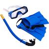 ifundom Set da Snorkeling per Ragazzo Ragazza Maschera Subacquea e Boccaglio in Pvc, Cinturino Regolabile e Comfort Aggiunto per Avventure Outdoor e Vacanze in Famiglia