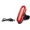 Andifany Ultra Fanale Posteriore Luminoso A LED per Bici, Luce Posteriore per Bicicletta Ricaricabile USB, Ipx6 Impermeabile E Facile da Installare