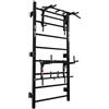 K-Sport: Set da allenamento, parete con Dip Station e barra per trazioni, stazione di potenza con barra pull-up, asta per allenamenti intensi, con e-book (lingua italiana non garantita)
