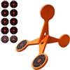 Generico Spinning Shooting Target Thickened Flip Roller with 10 Sheets of Splash Target Paper,Automatically Flips Resets Quickly High Caliber Targets,Walking Flip Shooting Targets for Outdoor (4mm)