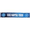 SSC NAPOLI 3R Sport SSC Napoli, sciarpa jacquard, prodotto ufficiale 100% acrilico, Azzurro, Bianco, blu