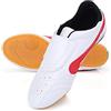 MAPHRWZ Scarpe per Arti Marziali da Boxe Taekwondo, Pelle PU, Suola Leggera Antiscivolo, Resistente per Uomini e Donne (37)