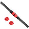 Zxpjkyu Manubrio con Fibbia, Impugnatura Antiscivolo, Pratico E Resistente Set di Manubri con Impugnature Filettate per Palestra, Allenamento a Casa, Attrezza, 35 cm