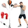 Generico Sacco Da Boxe Speed Ball, Sacco Da Boxe Con Altezza Regolabile E Supporto E Guantoni, Attrezzatura Per Allenamento Di Velocità Per Palestra Domestica