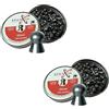 ECOMMUR Pallini SpotOn Ghost (6,35 mm) | Pallini calibro 6,35 per carabine/fucili ad aria compressa [2 scatole]