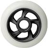 HJGHY Pacco da 8 Ruote per Pattini in Linea Outdoor Asphalt Formula 85A Ruote di Ricambio per Pattini A Rotelle 100mm 110mm,Bianca,110mm