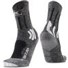 X-Bionic 4.0 TREK X LINEN Calze da trekking per uomo e donna - Raffreddamento e protezione migliorati per escursioni impegnative, miscela di lino per una ventilazione naturale - Grigio/Nero, 39-41