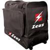 Etoile Borsa Mini Star Trolley per Zeus Sport Tracolla Regolabile Ampio Scomparto Principale Allenamento Fitness Palestra Borsone Fondo Rigido Ruote Trasporto (Nero, H 47 x L 51 x P 31 cm)