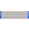 Xeihuul Rete da tennis standard - rete da tennis portatile resistente, sportivi all'aria aperta, rete di ricambio portatile per badminton, tennis, pallavolo