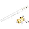Lwuey Mini Canna da Pesca,Combo Pesca Mulinello Forma Penna Kit Portatile Telescopico Fishing Rod Reel Set Leggero Acqua Dolce Fiume Campeggio Mare Lago Serbatoio Salata Spiaggia Viaggi Regali Uomo