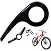 Generic Copertura leggera per corona - Protezione portatile per guarnitura della catena, protezione per la guarnitura portatile, protezione per la catena della bicicletta, copertura protettiva per catena