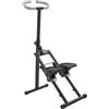 Dettchan Black Stair Stepper, scaletta verticale pieghevole per allenamento completo di tutto il corpo, per casa, palestra, appartamenti, palestre, uffici, 41 x 78 x 133,5 cm