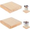 Zyiphor 2 Pezzi Porta Freccette in Legno, Porta Freccette Fecorativo, Supporto per Freccette in Acciaio e Freccette Morbide, Accessori per Freccette