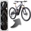 DK´s BikeDesigns Pellicola di Design per e-Bike Batteria per Cube Stereo | Reaction Hybrid Modelli, Protezione Telaio eBike, Adesivo per Bicicletta, Adesivo (cubo Copertura 20-04377, 21-11463, 20-01818, Grigio