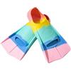 PEIHUODAN Pinne Regolabili Leggere in Silicone Per Il Fitness Subacqueo E L'allenamento | Tutte Le Stagioni Per Adulti Bambini Uomini E Donne | Taglie 30-47 EU (Multicolour,S(36-38 EU))