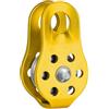 Generisch Rullo di sicurezza per arrampicata - Rullo per arrampicata - Rullo di alluminio - Singolo disco 20 KN - rullo con occhielli per la sopravvivenza all'aria aperta, ad alta resistenza per attraversamenti