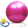 BAIAA Palla Fitness Yoga Palla Pilates, 45-95 Cm, Stabilità, Allenamento Terapia Fisica Palla Parto Yoga, Palla Ginnastica Anti-Scoppio, per Palestra, Pompa Aria Regalo Casa (95cm/37.40in,Pink)