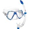 Mares 411745 Set Maschera e Snorkel, Unisex - Adulto, Riflesso Blu Chiaro, Taglia Unica