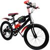 Queeucaer Mountain Bike da 20 Pollici, Bicicletta per Bambini e Ragazzi, Mountain Bike a 6 Marce, Ideale in Montagna e in Tutte le Altre Condizioni
