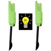 Pescasubito.com Kit 2 reggicanna Fluorescenti Reggi Canna Porta canne da Pesca Fondo Lago Fiume