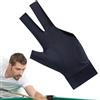 Generic Biliardo Mano Sinistra - Biliardo Traspirante a 3 Dita di Biliardo Regolabile | Accessorio da Biliardo Professionale per Mancini, Coda elastica antiscivolo per Homm