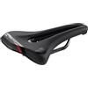 Selle San Marco GROUND Shield Carbon FX - Sella MTB/Off-Road con Protezione Fango, Foro Centrale Open Fit, Telaio Ultraleggero in Carbonio - Taglia L3, Nero