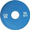 SZLIFE Piatto di Peso frazionato, Dischi per bilanciere, Pesi per Allenamento compatti Facili da trasportare, Piccolo Piatto di Ricambio per Sollevamento, Blu 0.25 kg