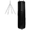 KOOLOOK Sacco da Boxe Professionale KOOLOOK 145 cm 25 KG - con Guantini, Catena, Sistema Anti-Oscillazione e Anello D, Allenamento Boxe, Kickboxing, MMA, Muay Thai
