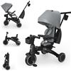 Kinderkraft Triciclo Pieghevole JAZZ 3 Grey - da 9 Mesi a 5 Anni