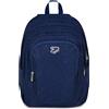 SEVEN Zaino Scuola Seven Shiny Tech Blue Polite 30 Litri Tasca PC Tablet