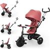 KINDERKRAFT Triciclo Kinderkraft Aston 2 Plus Evolutivo Pink 9 mesi-5 anni
