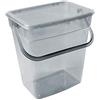 Plast Team Contenitore per detersivo in polvere con coperchio (10 l, grigio)