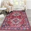 NETLINE HOME Tappeti lavabili per soggiorno, tappeto tradizionale a tessitura piatta, antiscivolo per cucina - Tappeti decorativi da pavimento a pelo basso, tappeti vintage dal design boho, tappeti