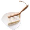 Lioaeust Set di mini scopa e paletta con manico robusto e paletta in gomma per una pulizia rapida ed efficace di piccole aree, tra cui desktop e spazi esterni