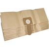 vhbw 10x sacchetto compatibile con Alfatec Alpha Clean AC 200 aspirapolvere - volume di 20 l 34cm x 23,7cm Marrone