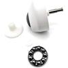 XYFGSBHQ Accessori, compatibile con ECOVACS, ruota anteriore girevole for T10 / T20 / X1 Omni / T10 Plus / X1 Turbo, ricambi for aspirapolvere robot.(Grey Caster)