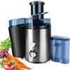 Bowose Spremiagrumi per frutta e verdura in acciaio inox, spremiagrumi elettrico, estrattore Max Power 1000 W, apertura centrifuga da 65 mm e 2 velocità, funzione antigoccia e protezione contro il