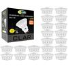 CLAR - Lampadine LED GU10 10W, Luce Calda 3000K (Pack 100)