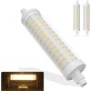BVCL R7S LED 118mm, Bianco Caldo 3000K 16W Non Dimmerabile Lampadine 1600LM AC 190-260V, Equivalente 160W J118 Alogene (2 Pezzi)
