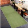 Siunwdiy Tappeto Cucina Antiscivolo e Lavabile, Verde Chiaro,2.3 Metri ,Tappeti Passatoia Runner Lungo,Motivo Geometrico Moderno, per Corridoio Soggiorno,Camera da Letto,Ingresso Interno,Poliestere，120x230 cm
