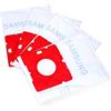 Wessper 16x Sacchetti sintetici per aspirapolvere Samsung Easy 1800W VP95 VP77 SMB01K SC5660 SC5610 SC5611 SC5481 SC5251 SC6360 VP77 VP95 RC1515 Supero Digimax Stardust Modern