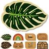 Astra Zerbino Naturale Cocco - 40x60cm Monstera, Antiscivolo, Trattiene lo Sporco - Per Porte Esterne e Interne