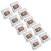 vhbw 50x sacchetto compatibile con Lux D748, D775, D750, D790, D795, D780, D795 Royal, D768, D770 aspirapolvere - 30,5cm x 22cm Bianco
